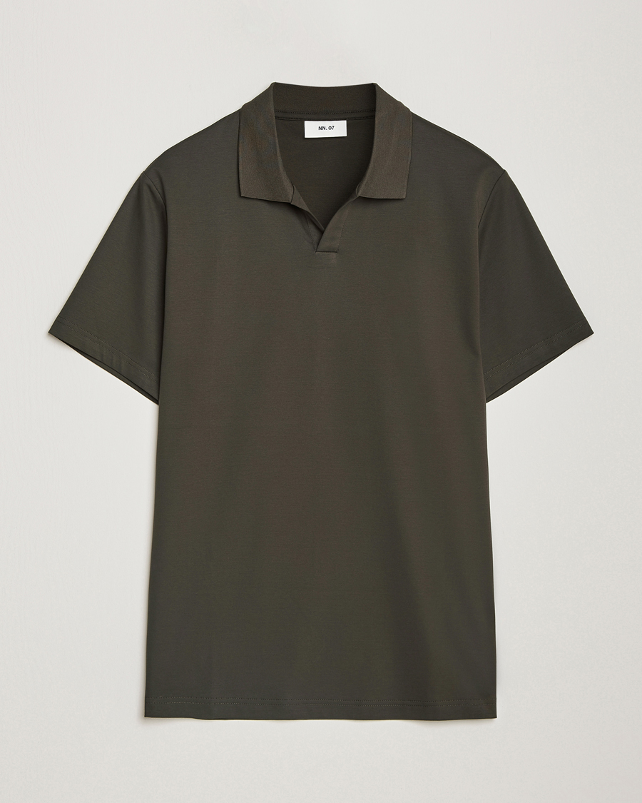 Uomini | Polo | NN07 | Paul Mercerized Polo Dark Army