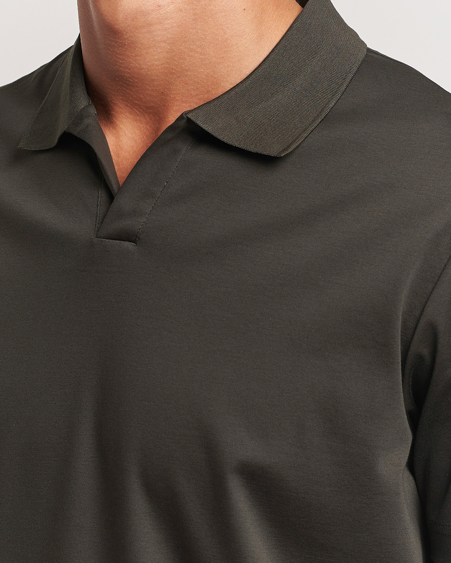 Uomini | Polo | NN07 | Paul Mercerized Polo Dark Army