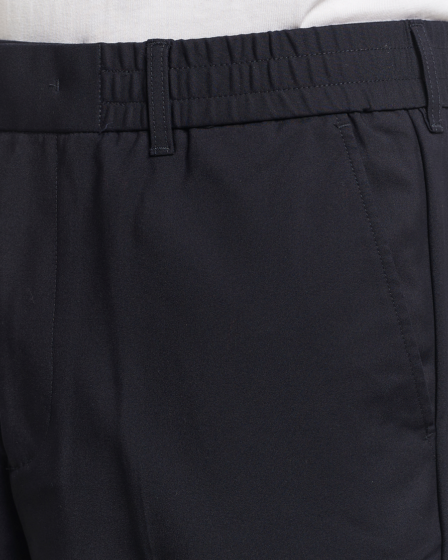 Uomini | Pantaloni | NN07 | Billie Drawstring Trousers Navy Blue