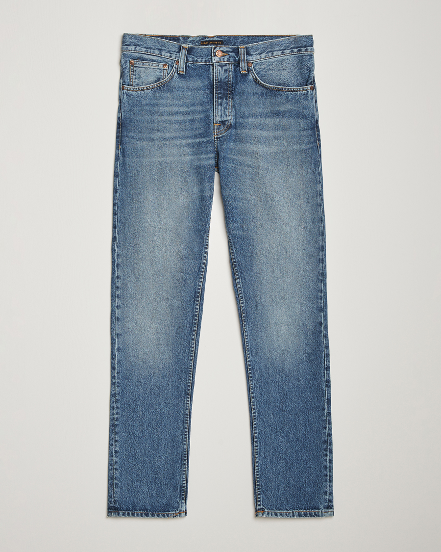 Uomini | Pantaloni | Nudie Jeans | Steady Eddie II Jeans Blue Haze