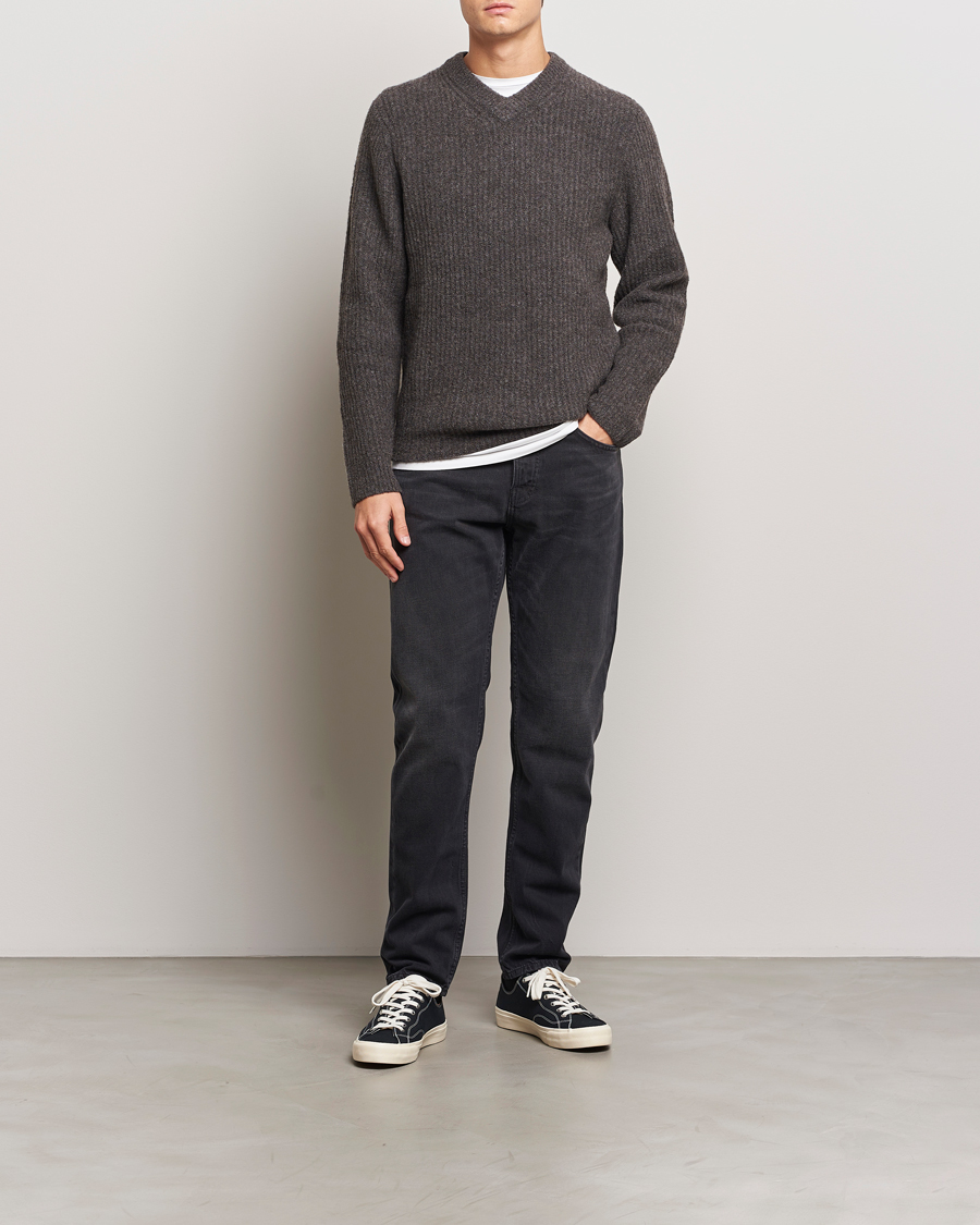 Uomini | Pantaloni | Nudie Jeans | Steady Eddie II Jeans Black Change