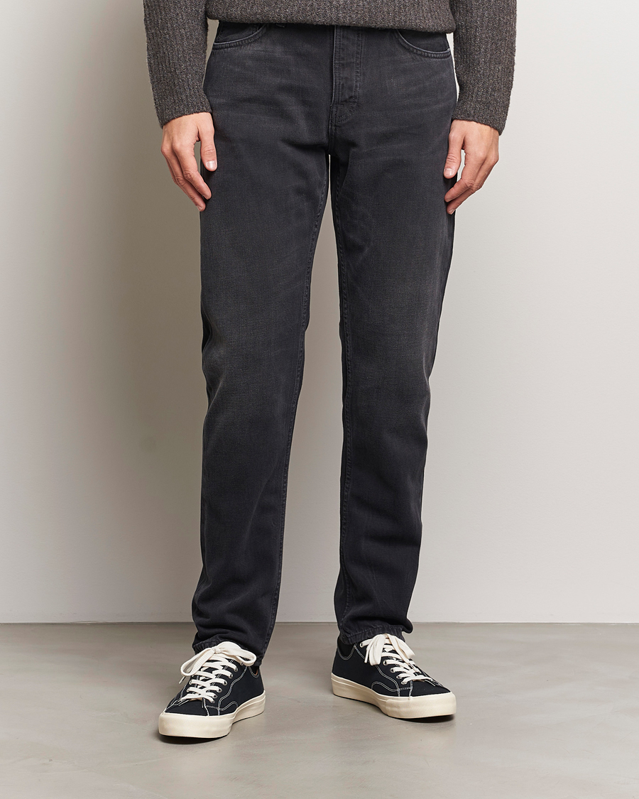 Uomini | Pantaloni | Nudie Jeans | Steady Eddie II Jeans Black Change