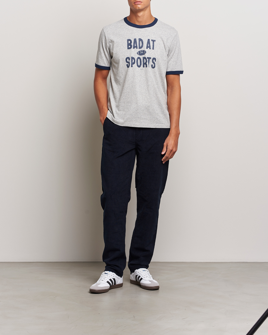 Uomini | Pantaloni | Nudie Jeans | Easy Alvin Corduroy Pants Navy