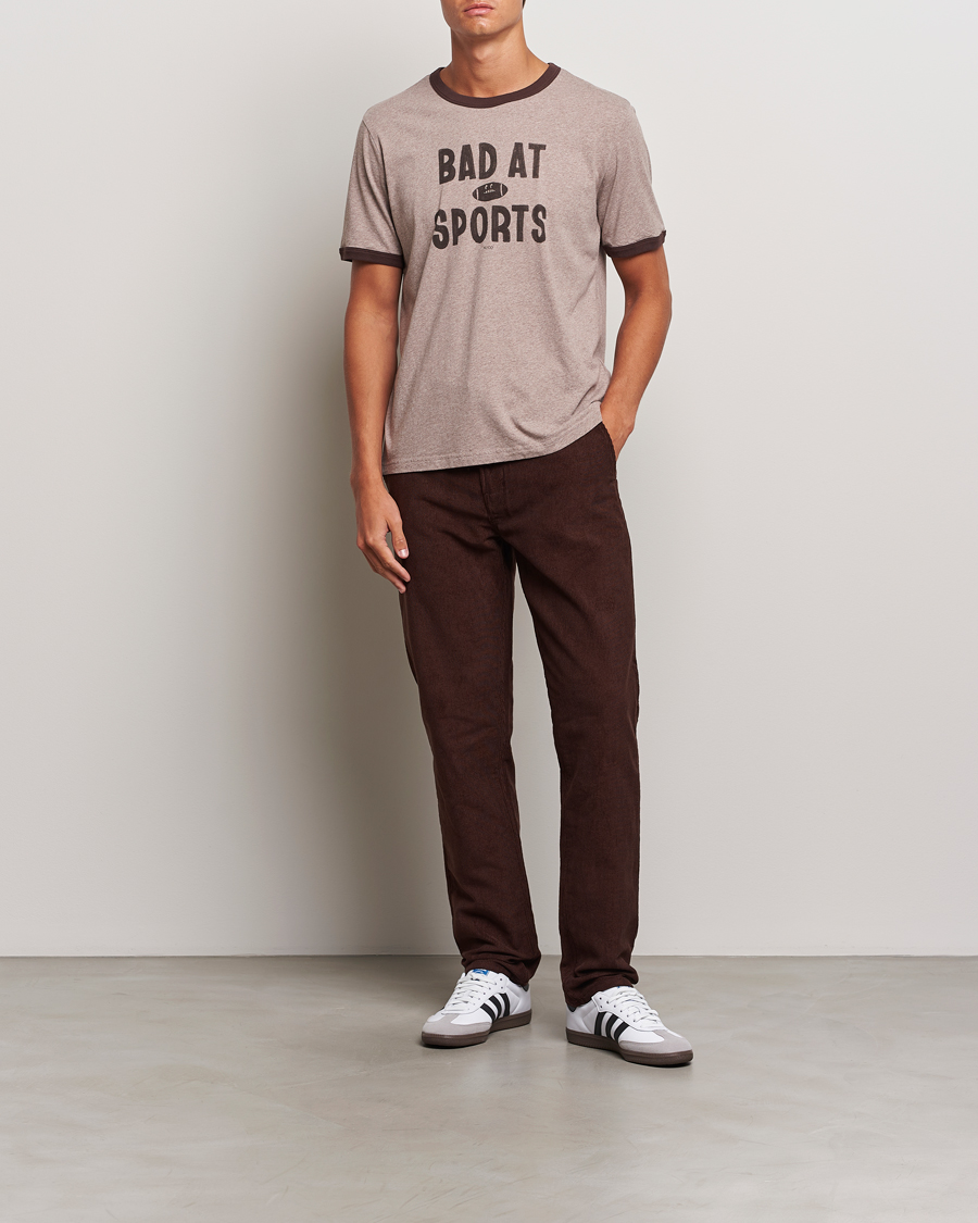 Uomini | Pantaloni | Nudie Jeans | Easy Alvin Corduroy Pants Brown