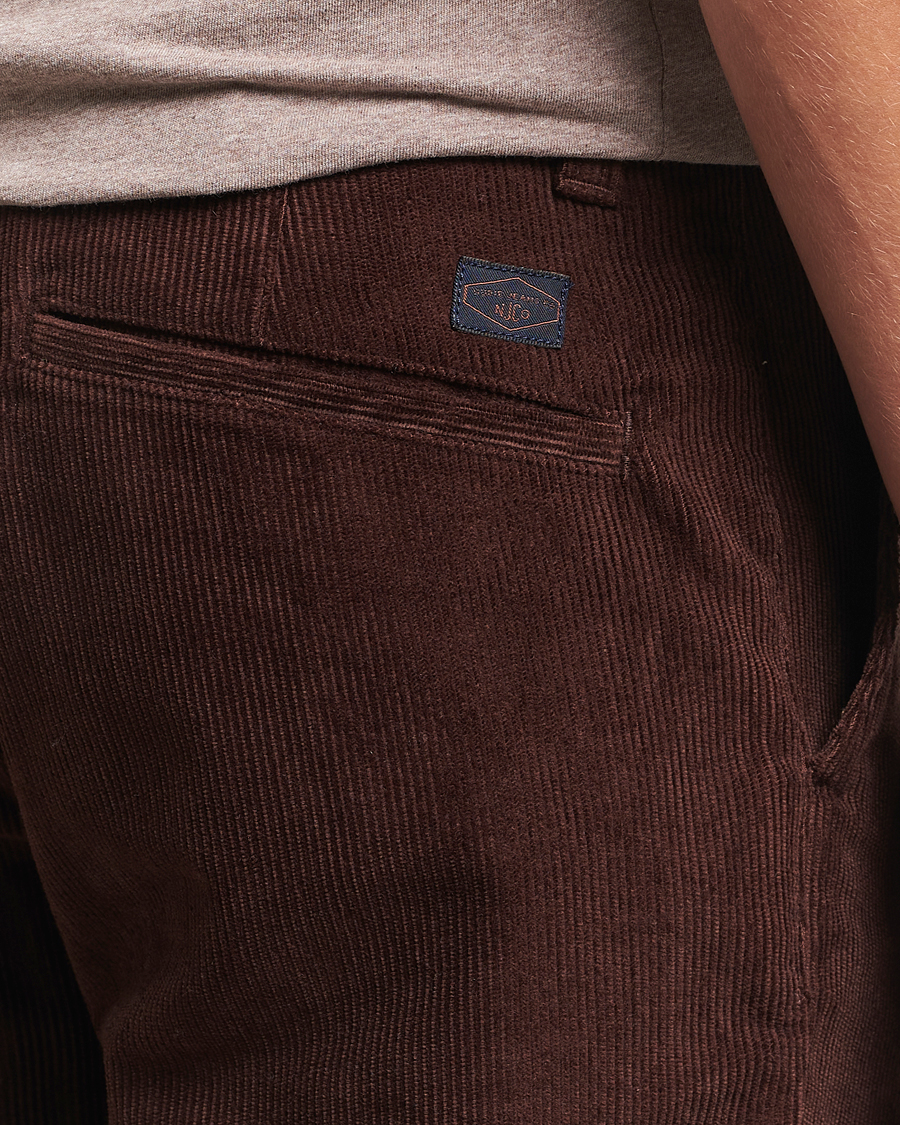 Uomini | Pantaloni | Nudie Jeans | Easy Alvin Corduroy Pants Brown