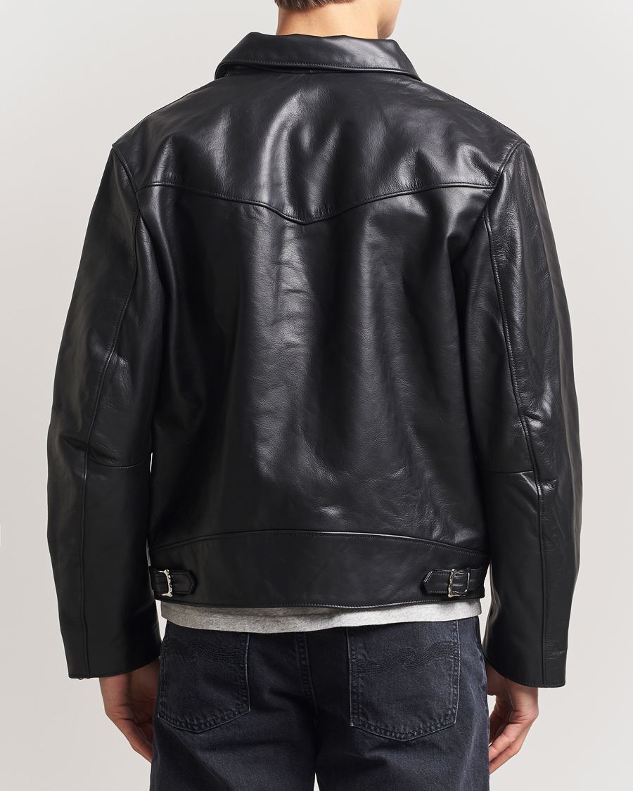 Uomini | Giacche | Nudie Jeans | Eddy Rider Leather Jacket Black