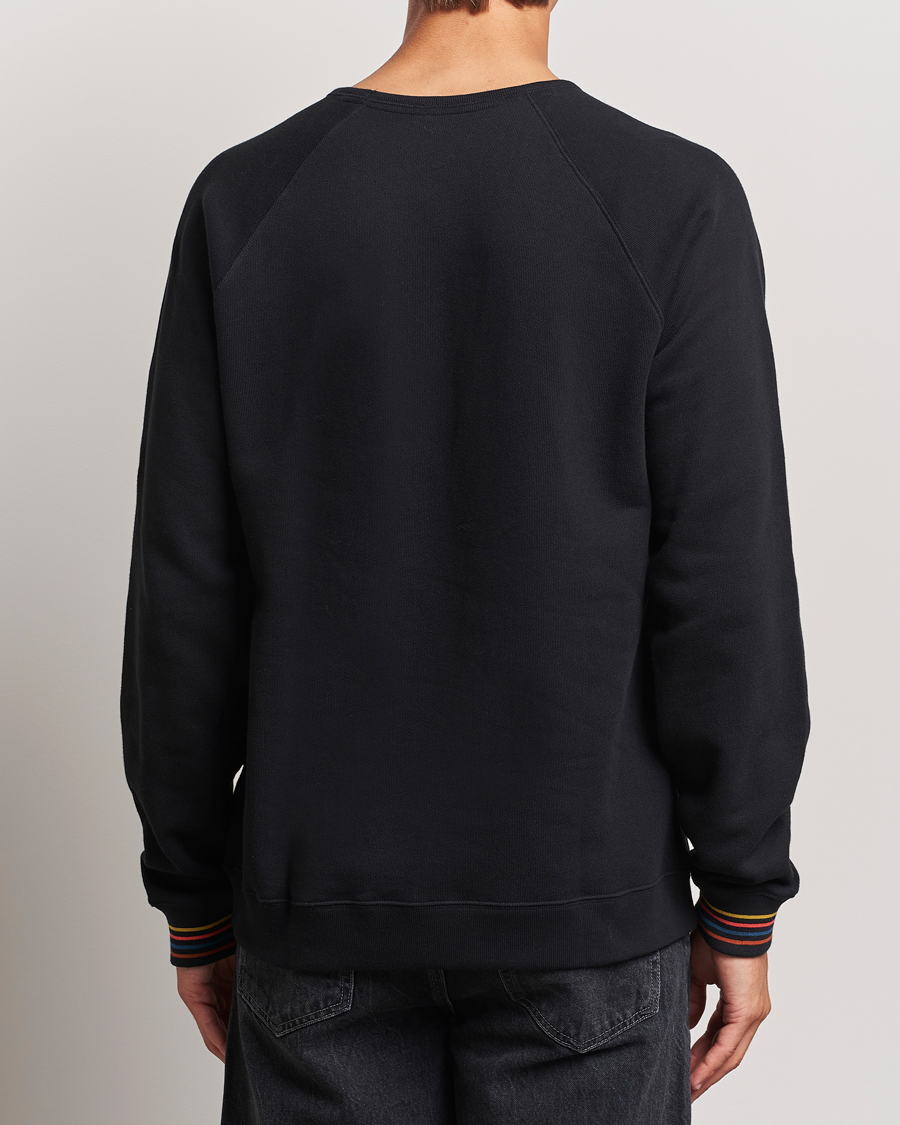 Uomini | Maglieria | Paul Smith | Artist Rib Crew Neck Sweatshirt Black
