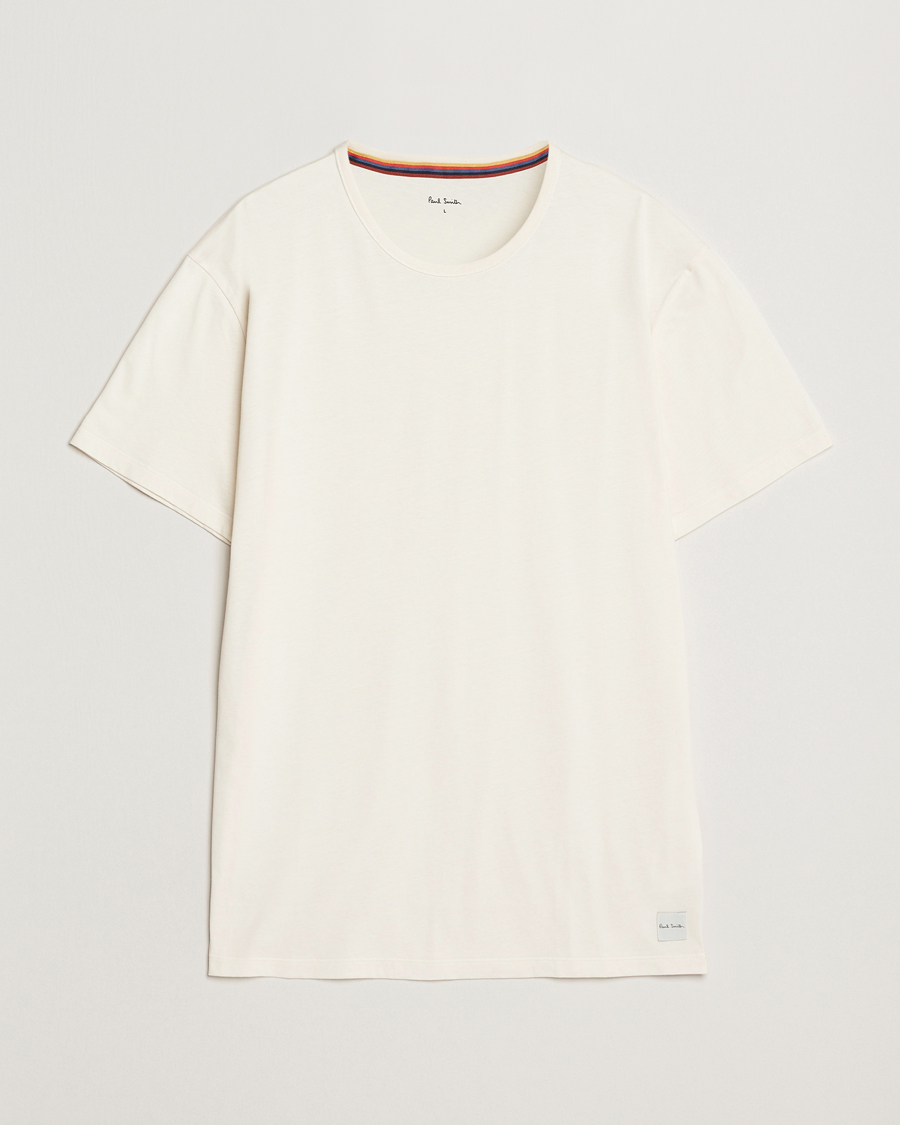 Uomini | T-shirt | Paul Smith | Artist Rib Crew Neck T-Shirt White