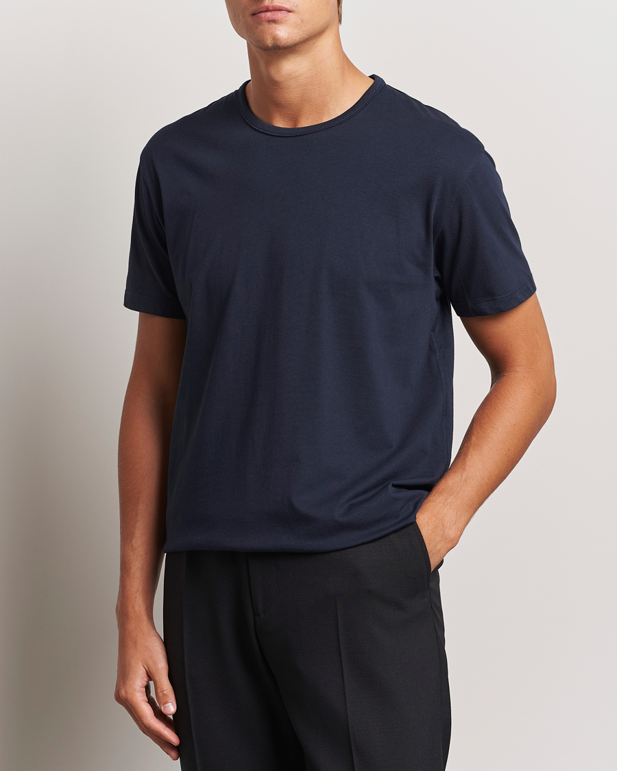 Uomini | T-shirt | Paul Smith | Artist Rib Crew Neck T-Shirt Navy
