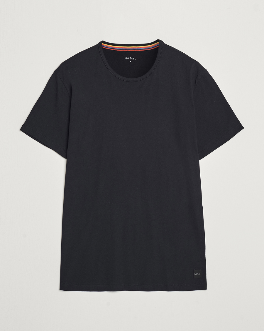 Uomini | T-shirt | Paul Smith | Artist Rib Crew Neck T-Shirt Black