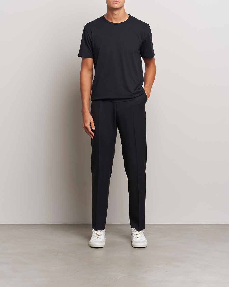 Uomini | T-shirt | Paul Smith | Artist Rib Crew Neck T-Shirt Black