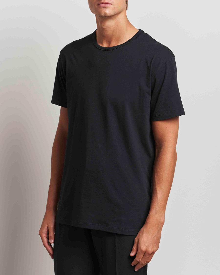 Uomini | T-shirt | Paul Smith | Artist Rib Crew Neck T-Shirt Black