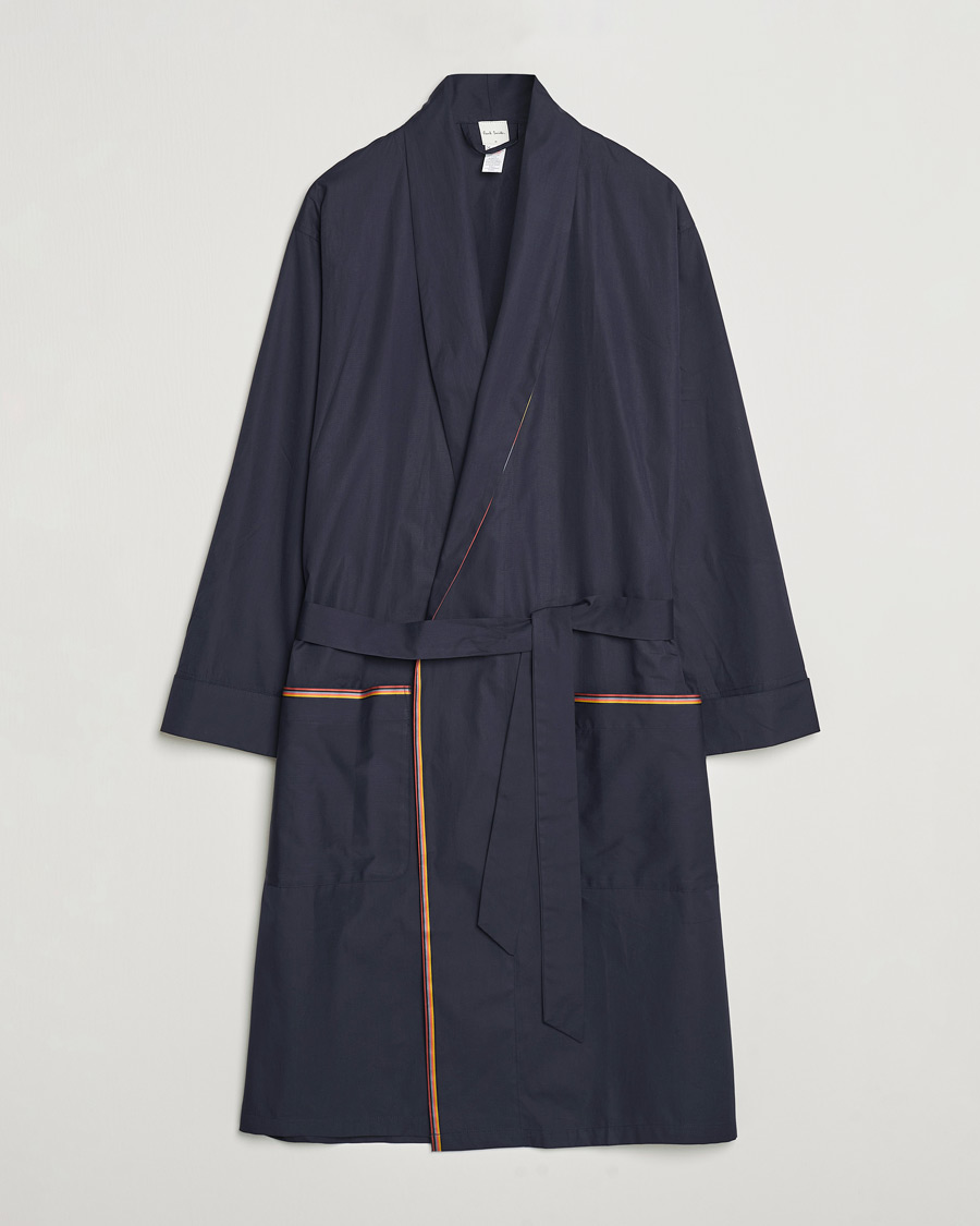 Uomini | Accappatoi & Pigiami | Paul Smith | Stripe Cotton Gown Navy