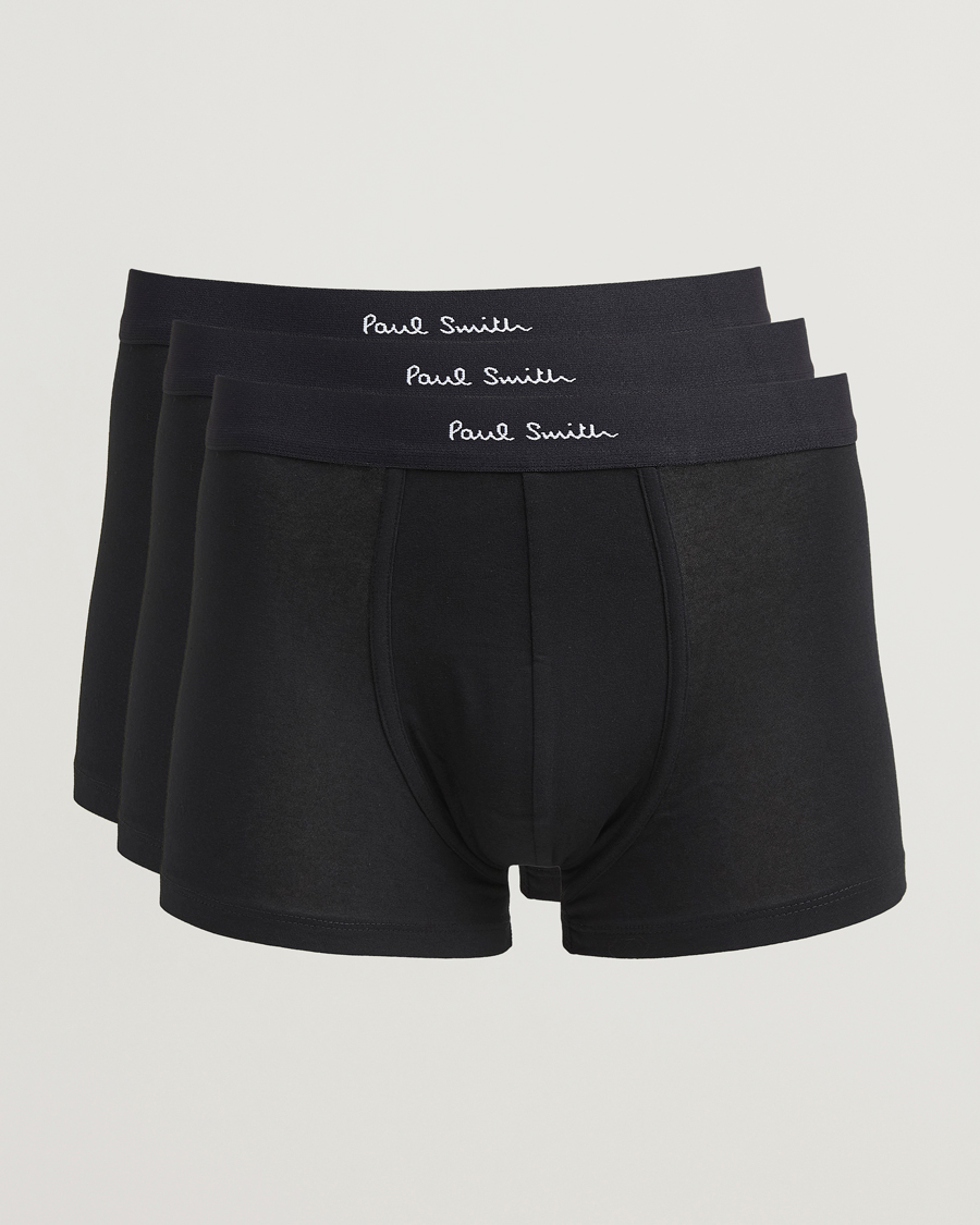 Uomini | Biancheria intima | Paul Smith | 3-Pack Trunk Black