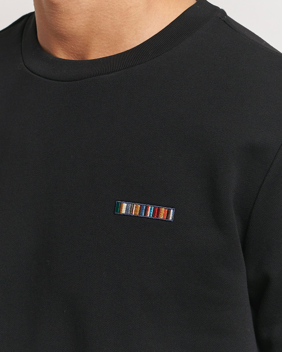 Uomini | Maglieria | Paul Smith | Embroidery Crew Neck Sweatshirt Black