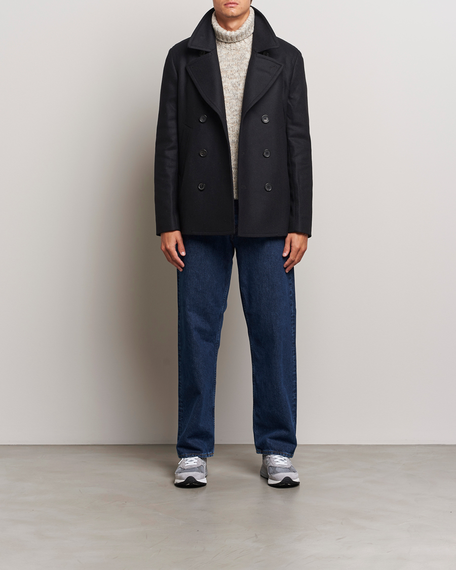 Uomini | Giacche | PS Paul Smith | Wool Peacoat Black