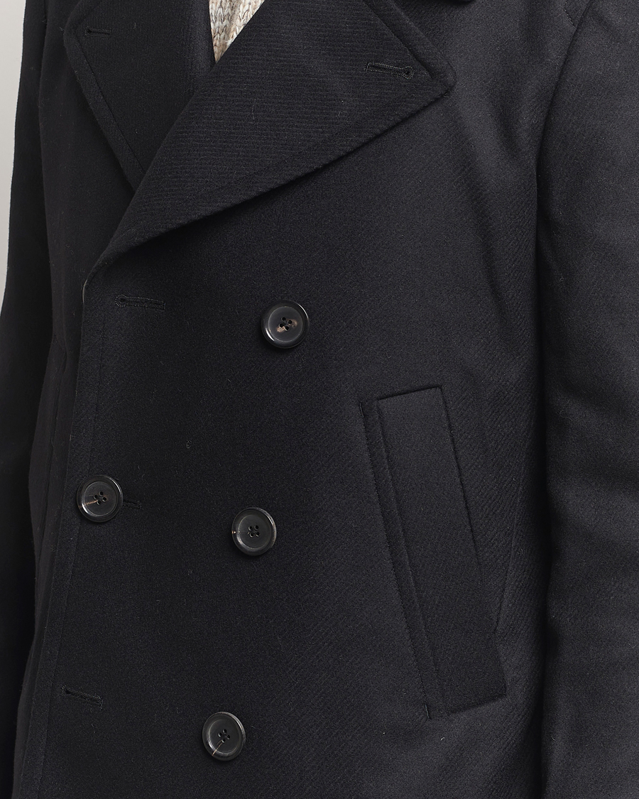 Uomini | Giacche | PS Paul Smith | Wool Peacoat Black