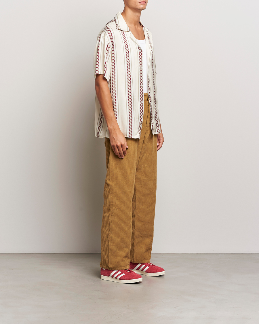 Uomini | Camicie | Drôle de Monsieur | Link Cuban Shirt Ecru