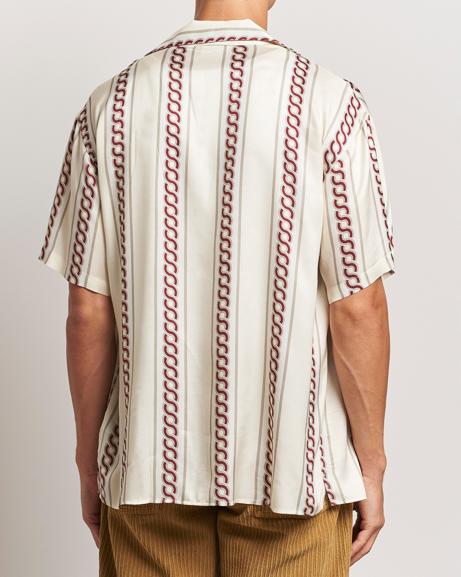 Uomini | Camicie | Drôle de Monsieur | Link Cuban Shirt Ecru