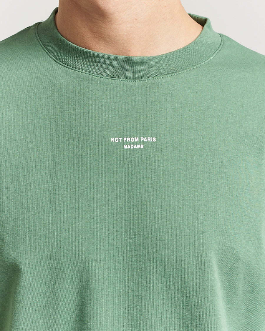 Uomini | T-shirt | Drôle de Monsieur | Classic Slogan T-Shirt Water Green