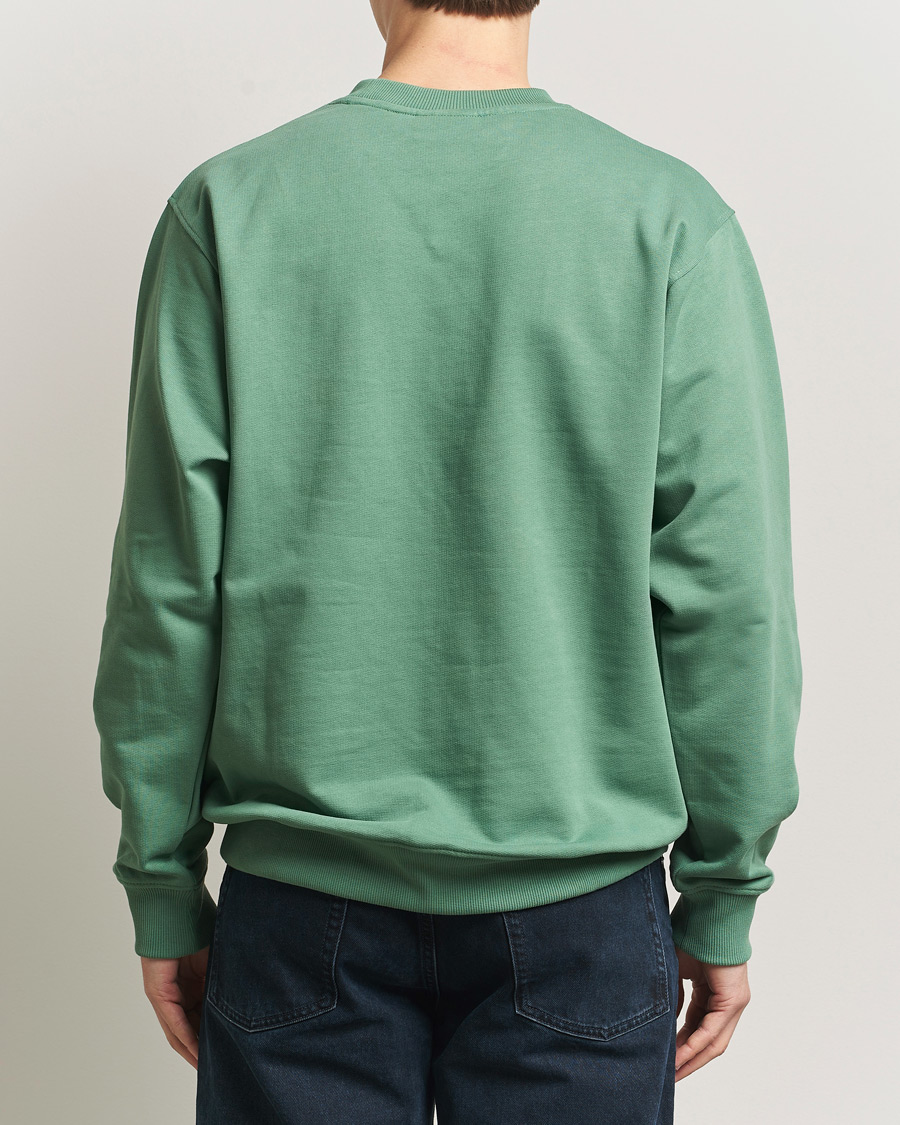 Uomini | Maglieria | Drôle de Monsieur | Classic Slogan Sweatshirt Water Green