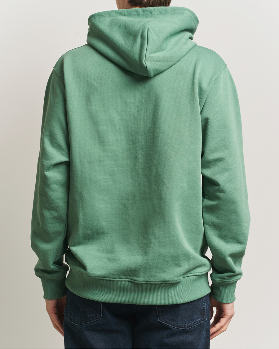 Uomini | Maglieria | Drôle de Monsieur | Classic Slogan Hoodie Water Green
