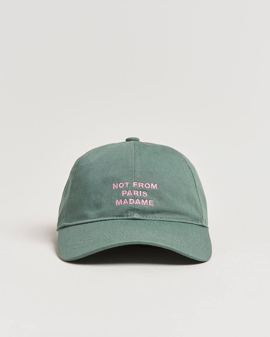 Uomini | Drôle de Monsieur Slogan Baseball Cap Water Green | Drôle de Monsieur | Slogan Baseball Cap Water Green