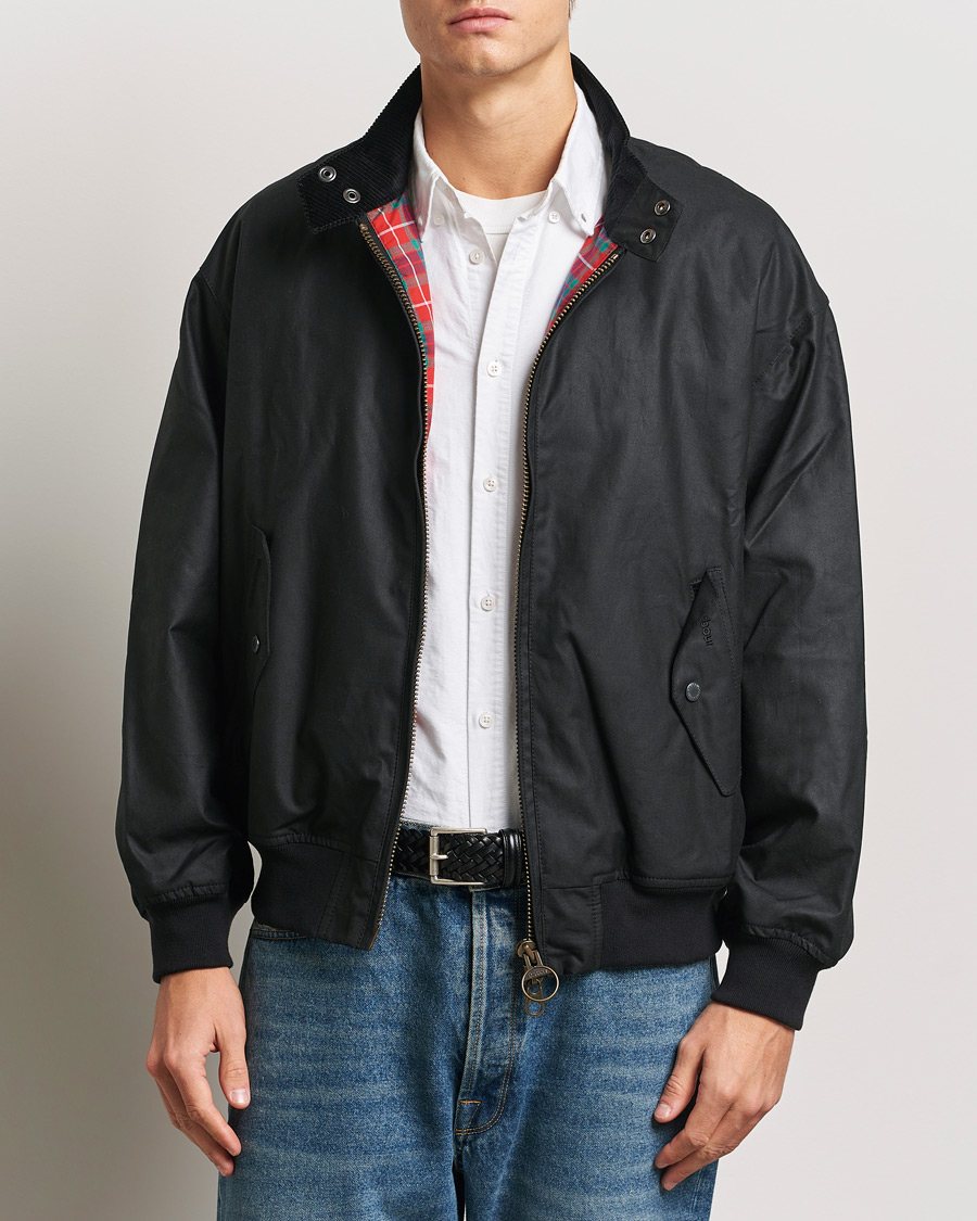 Uomini | Giacche | Baracuta | x Barbour Wax Jacket Black