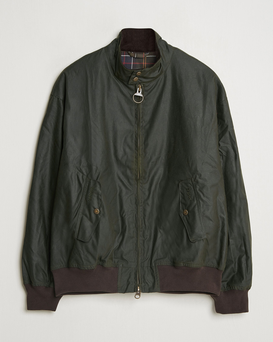 Uomini | Giacche | Baracuta | x Barbour Wax Jacket Olive