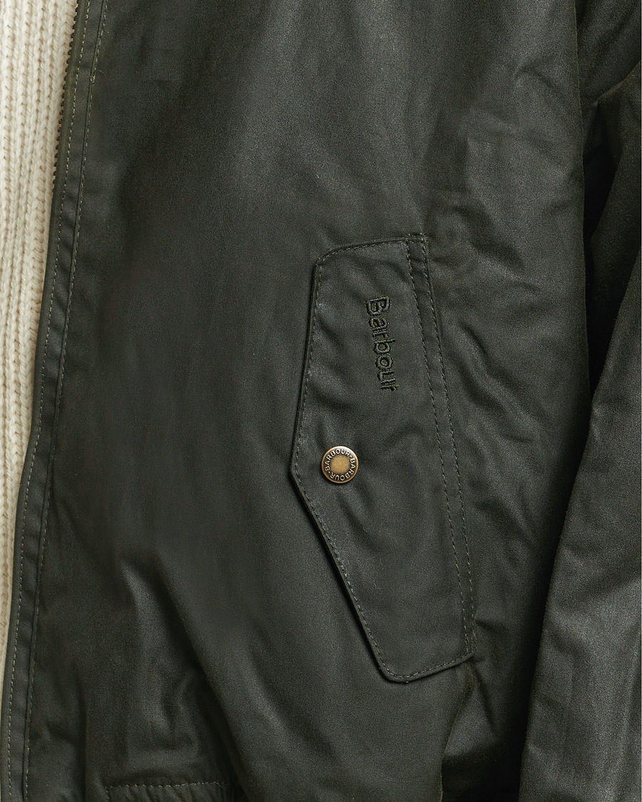 Uomini | Giacche | Baracuta | x Barbour Wax Jacket Olive