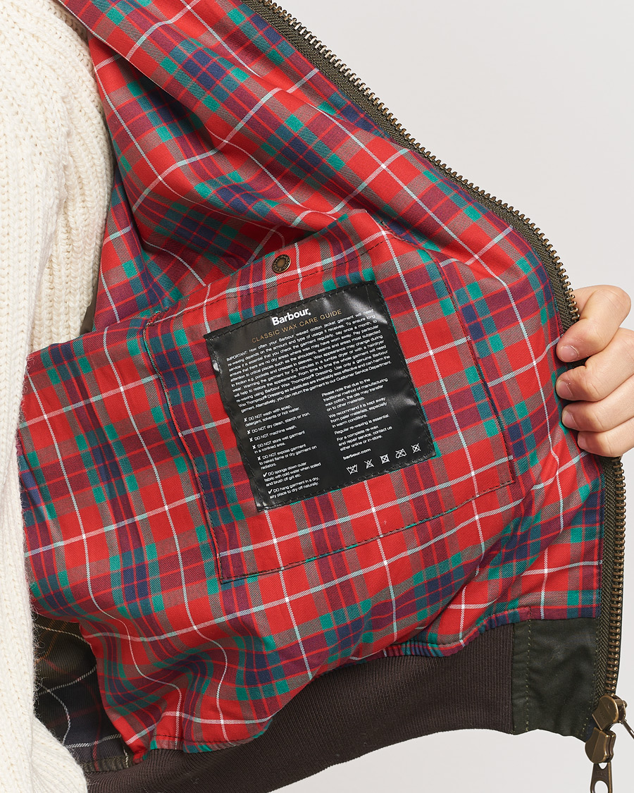 Uomini | Giacche | Baracuta | x Barbour Wax Jacket Olive