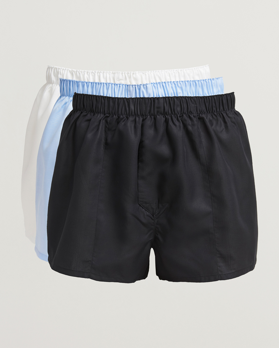 Uomini | Biancheria intima | CDLP | 3-Pack Boxer Shorts Slim Black/White/Sky Blue