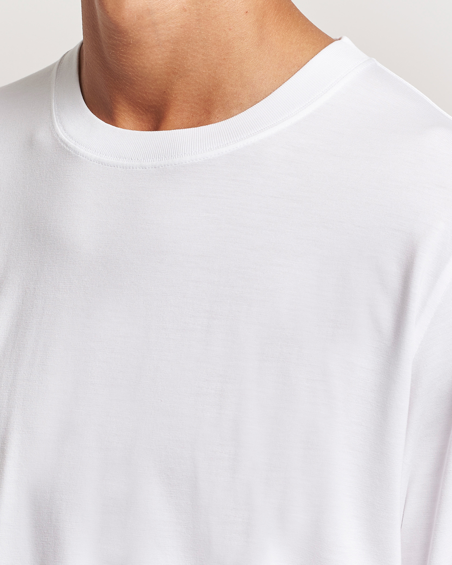 Uomini | T-shirt | CDLP | Midweight Long Sleeve T-Shirt White