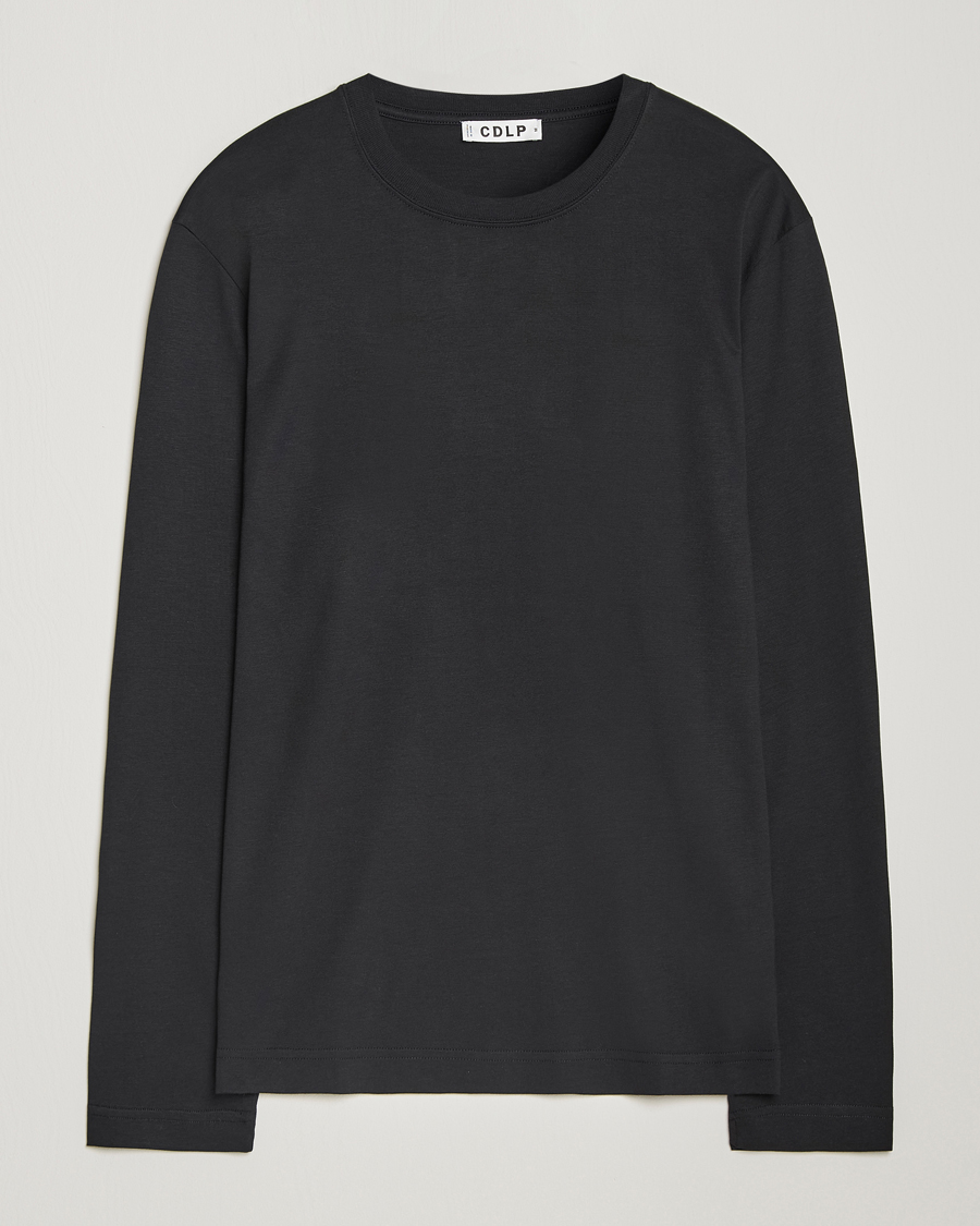 Uomini | T-shirt | CDLP | Midweight Long Sleeve T-Shirt Black