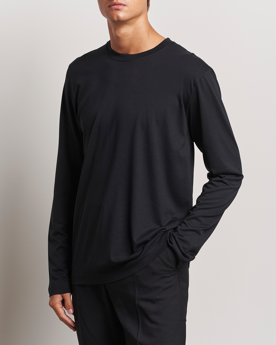 Uomini | T-shirt | CDLP | Midweight Long Sleeve T-Shirt Black