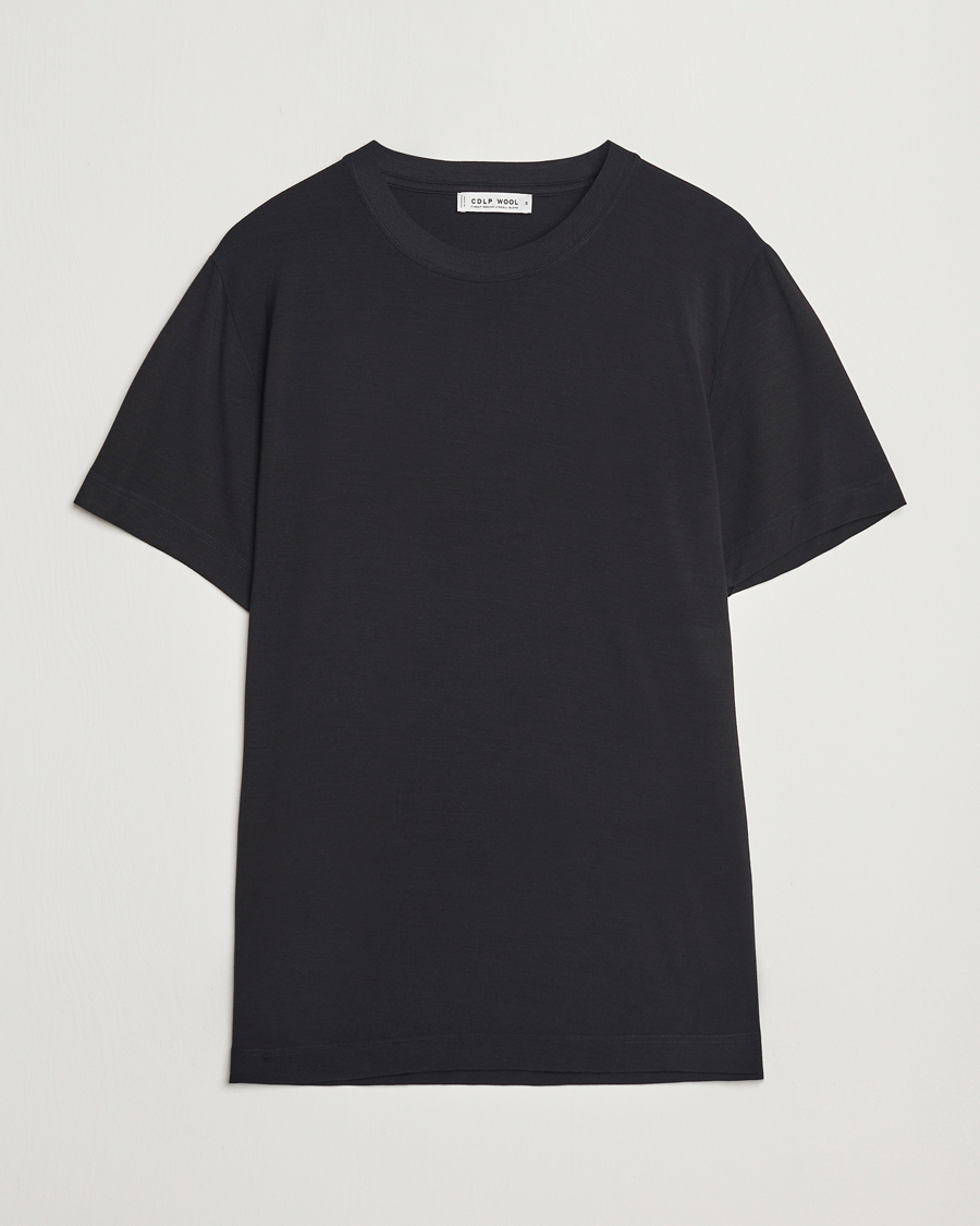 Uomini | T-shirt | CDLP | Wool T-Shirt Black