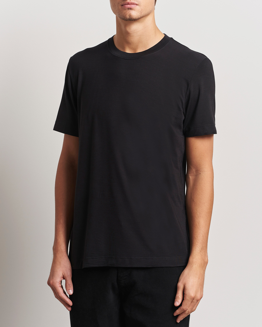Uomini | T-shirt | CDLP | Wool T-Shirt Black
