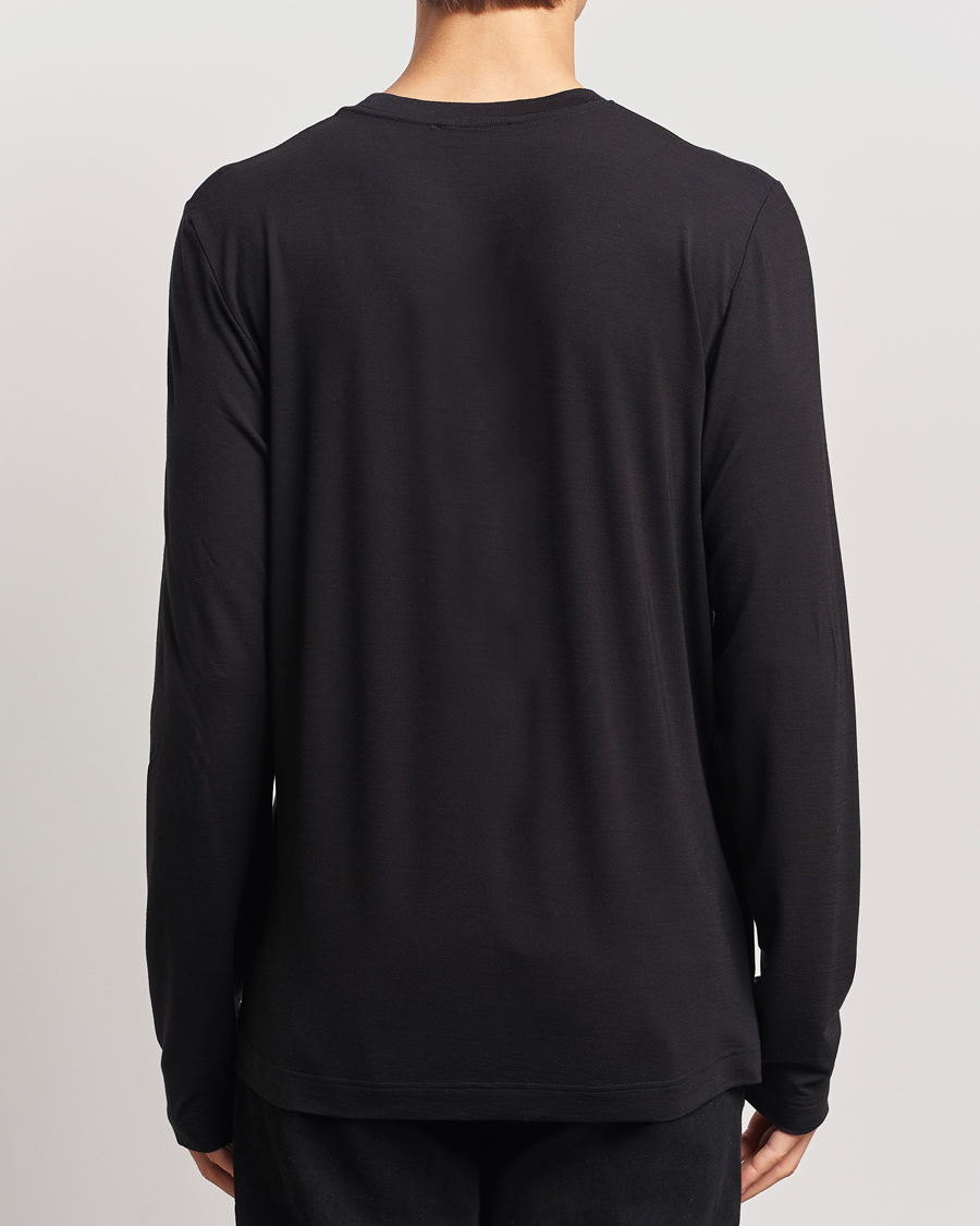 Uomini | T-shirt | CDLP | Wool Long Sleeve T-Shirt Black
