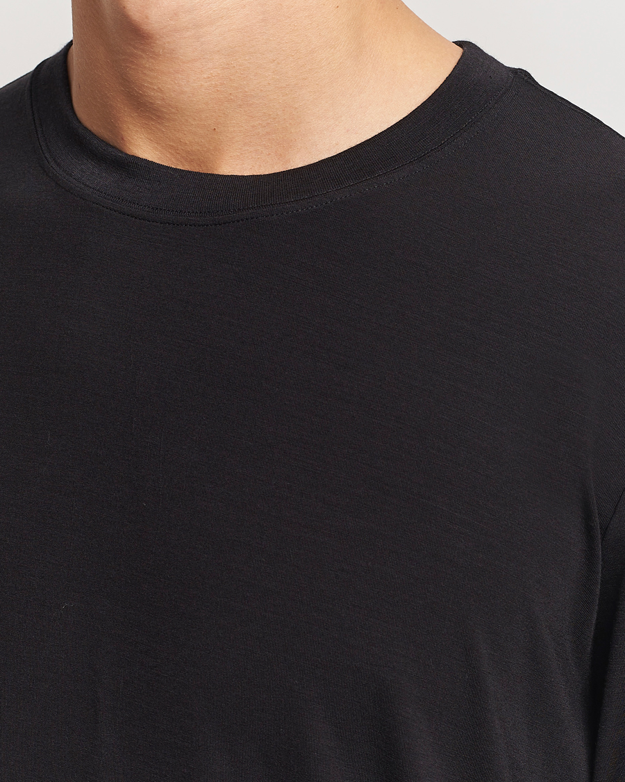 Uomini | T-shirt | CDLP | Wool Long Sleeve T-Shirt Black