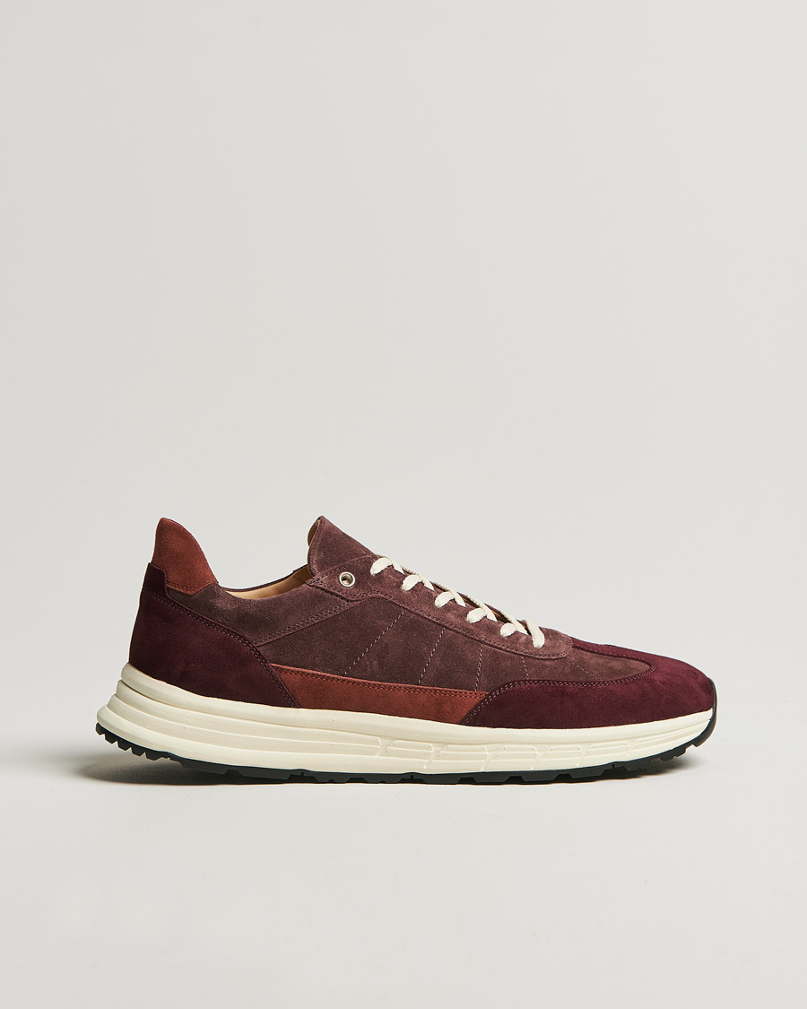 Uomini | CQP Renna Suede Runner Burgundy | CQP | Renna Suede Runner Burgundy
