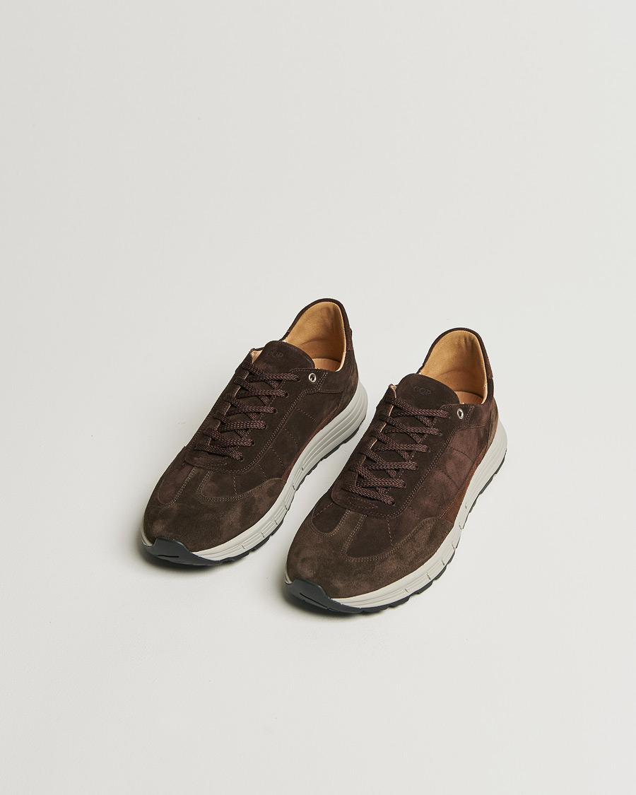 Uomini | Sneakers | CQP | Renna Suede Runner Dark Brown