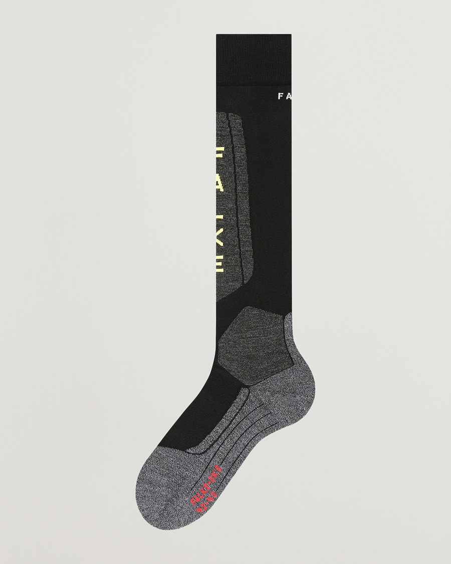 Uomini | Biancheria intima | Falke Sport | SK5 Expert Skiing Knee High Socks Black