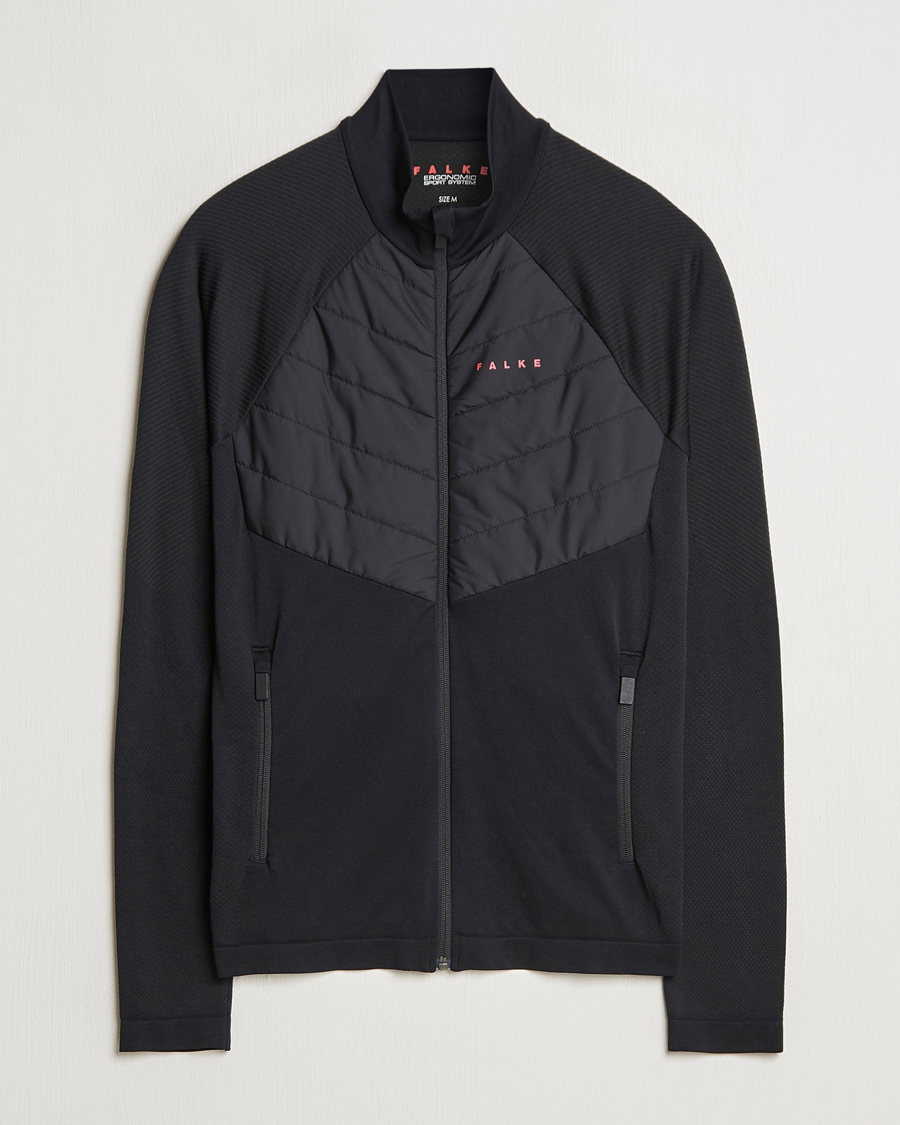 Uomini | Maglieria | Falke Sport | Running Jacket Black