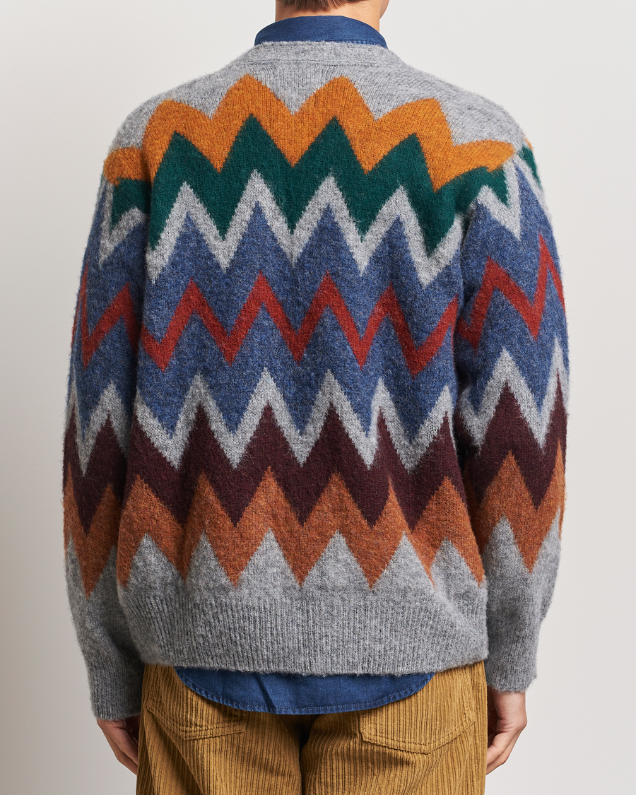 Uomini | Maglieria | Howlin' | Brushed Wool Cardigan Med Grey