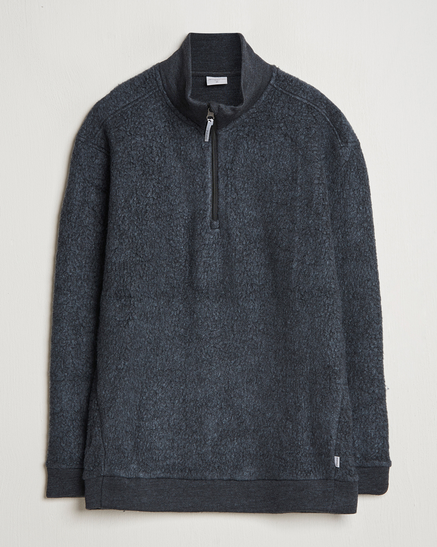 Uomini | Maglieria | Houdini | Alto Merino Half Zip True Black