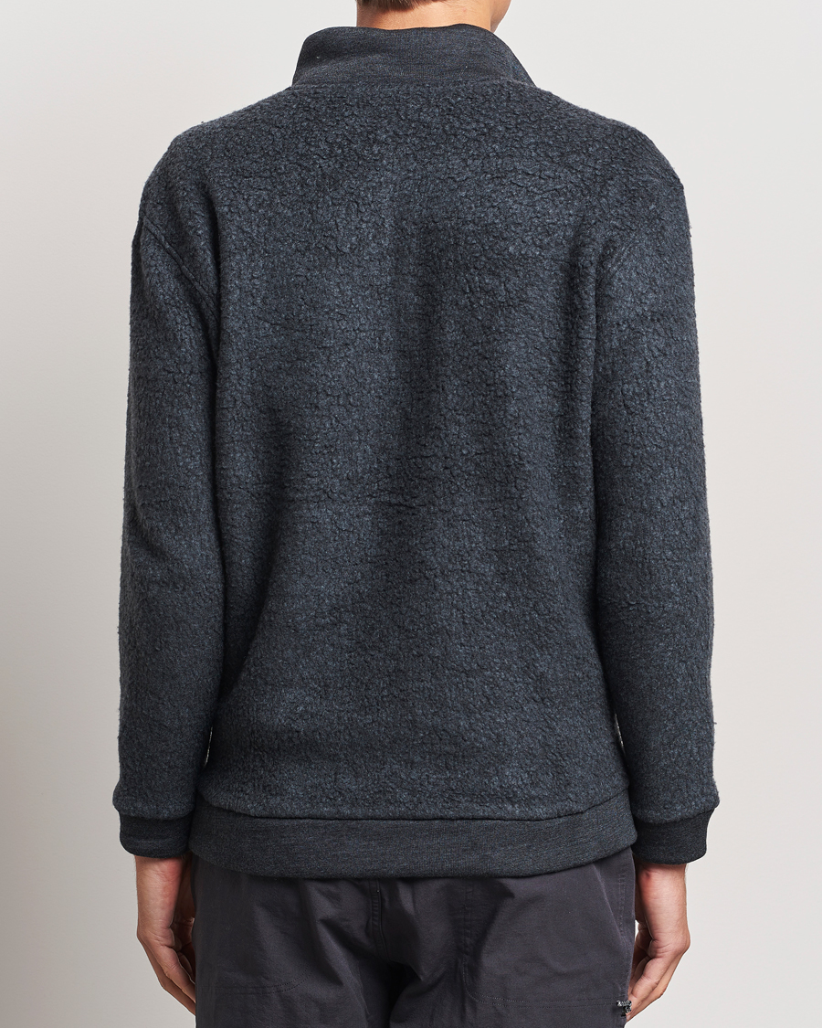 Uomini | Maglieria | Houdini | Alto Merino Half Zip True Black