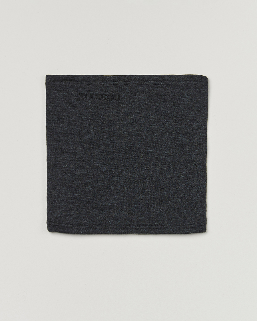 Uomini | Houdini Alto Wool/Tencel Neck Gaiter True Black | Houdini | Alto Wool/Tencel Neck Gaiter True Black
