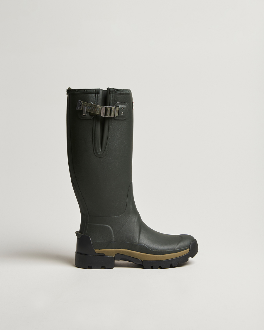 Uomini | Soprascarpe | Hunter | Boots Balmoral Side Adjustable Neo Boot Dark Olive