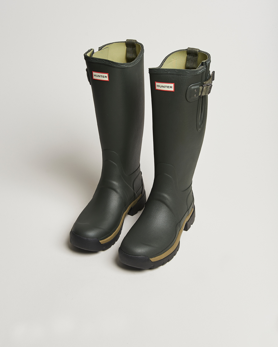 Uomini | Soprascarpe | Hunter | Boots Balmoral Side Adjustable Neo Boot Dark Olive