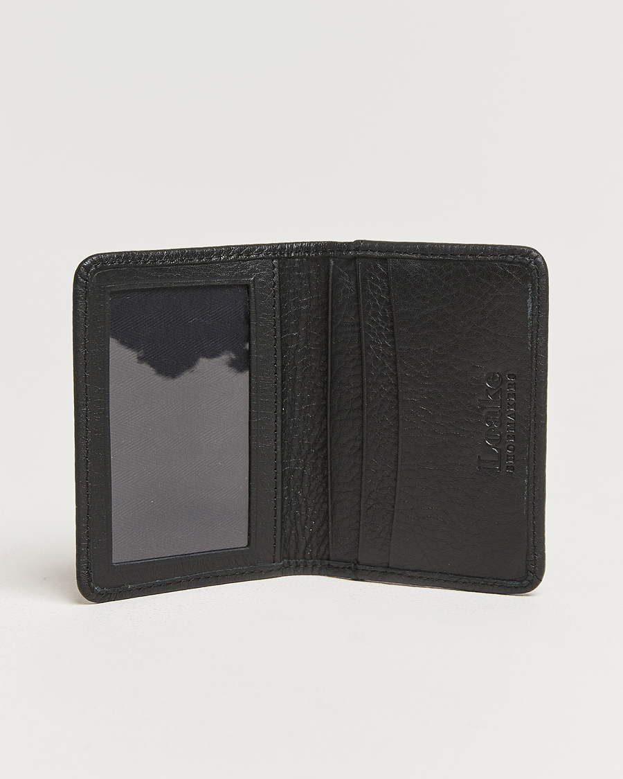 Uomini | Portafogli | Loake Shoemakers | Fenchurch Grained Leather Card Holder Black